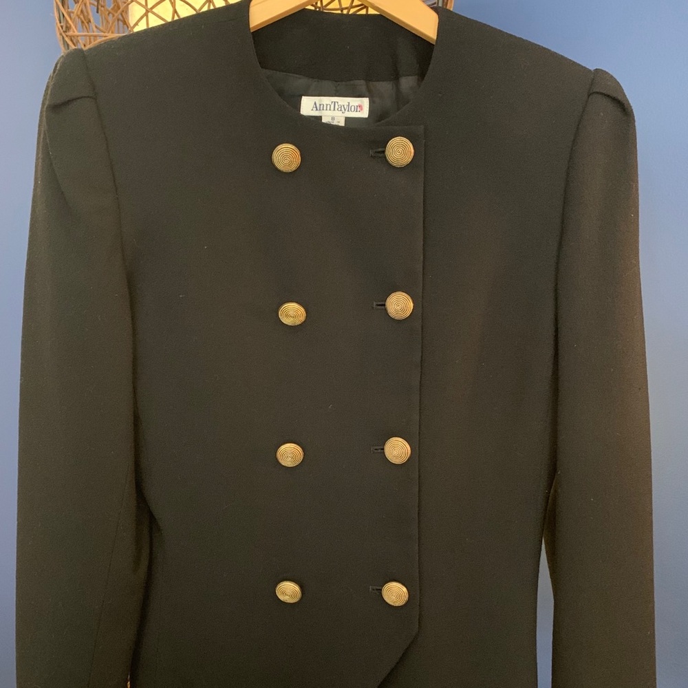Vintage Ann Taylor Blazer w Shoulder Pads sz 8